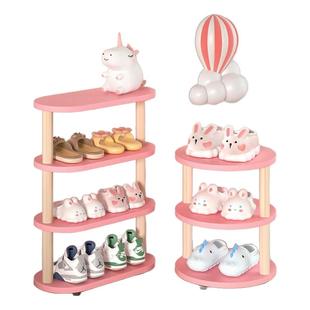 儿童鞋架小型 小宝宝鞋专用收纳架 家用迷你小窄多层门口鞋柜