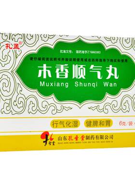 【孔孟】木香顺气丸6g*10袋/盒