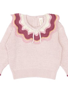 3件5折Little现货美国tuntun FW25儿童pima棉毛衣针织衫打底裤