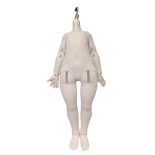 bjd3分/4分/6分仿染色服连体长袖打底衣白色超薄弹力娃衣男娃女娃