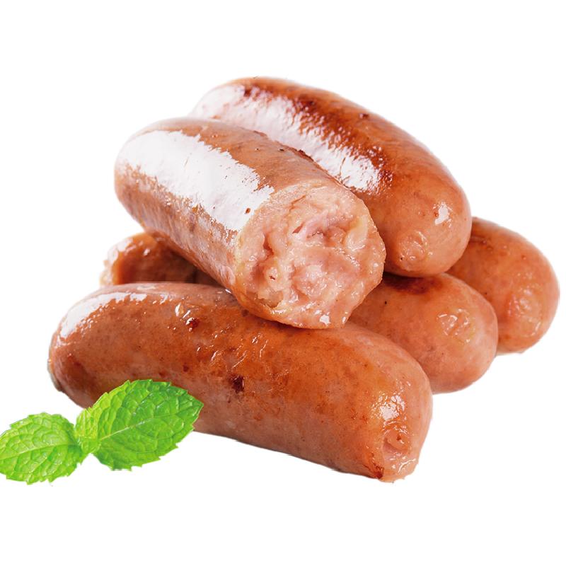 顺丰包邮】黑旗大肉块台式烤肠烘焙原料商用台湾风味家用早餐1kg