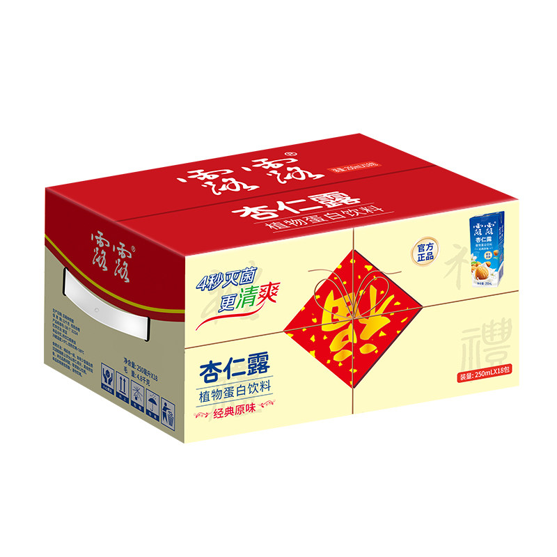 露露杏仁露250mL*18盒福字装