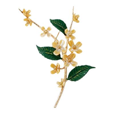 【紫罗兰正版】金桂雅胸针