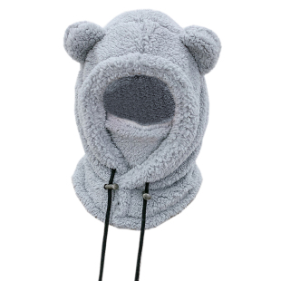 防风帽女款冬天骑车电动车冬季防寒面罩帽子护耳围脖一体保暖神器