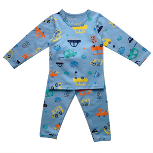 春秋儿童内衣套装纯棉无骨男童女童秋衣秋裤全棉睡衣薄宝宝家居服