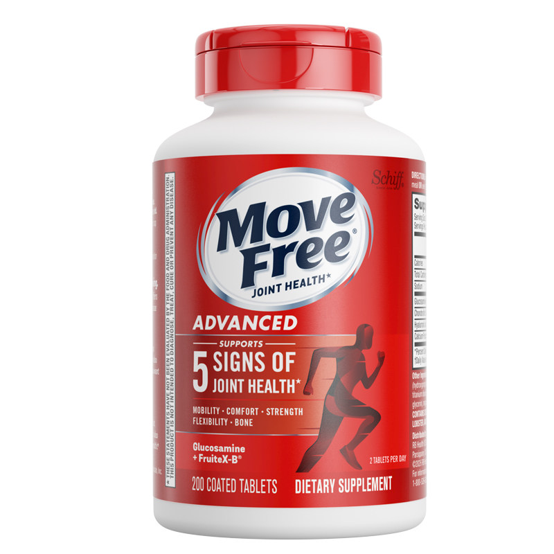 MoveFree氨糖红瓶200粒