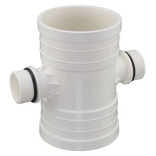 农用1寸微喷带四通阀pvc主管1.5寸喷灌带三通阀开关2寸喷带接头