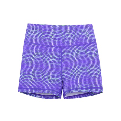 HARDSHIP幻绿紫综合运动跑步短裤