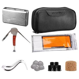 烟具烟斗配件套装三合一通条压棒软木塞助燃网烟丝盒斗架新手套装