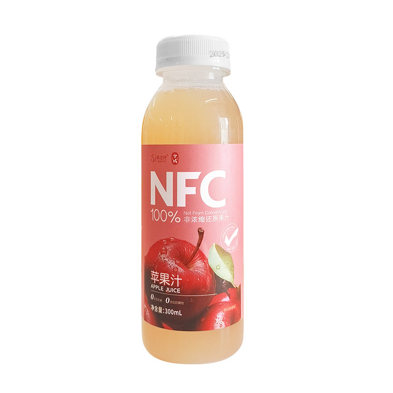 新疆阿克苏苹果汁NFC饮料300ml
