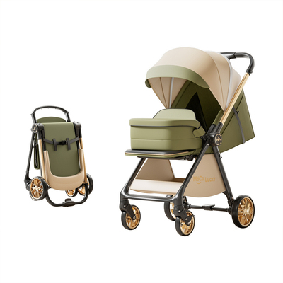 婴儿推车可坐可躺高景观轻便折叠双向婴儿车儿童手推车遛娃神器