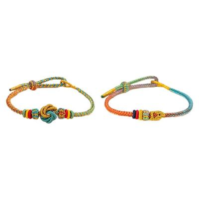 上岸手绳七慧绳文殊九满冲关手链