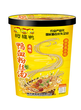 南京小吃鸭血粉丝汤冲泡即食