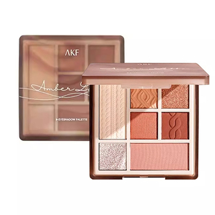 AKF的眼影盘日常淡妆棕色2025新款03大地色秋哑光消肿眼影综合盘