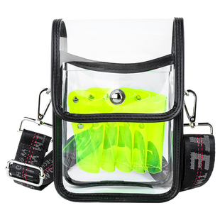两用发型师透明剪刀包网红斜挎腰包美发剪刀工具包挎包理发透明包