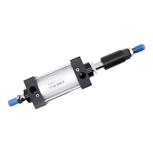 气缸行程可调小型气动SCJ32/40/50/63/80/75/125/150/200-50/100S