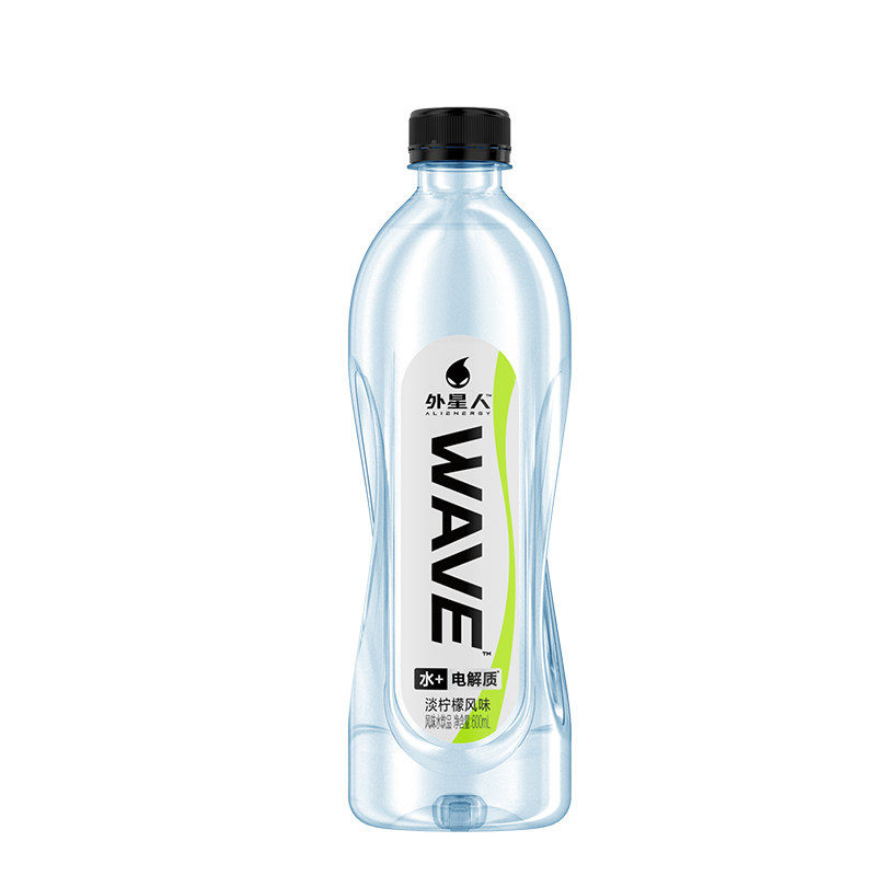外星人WAVE淡柠檬风味水饮品无糖含电解质600ml*15整箱