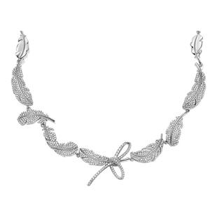 [马丽同款]何方HEFANG珠宝璀璨飞羽项链锁骨链饰品轻奢生日礼物女