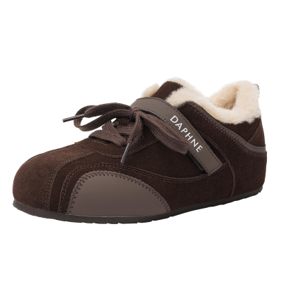 复古加绒德训鞋女款休闲运动鞋