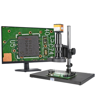 奥斯微工业电子显微镜AO-HD206/205高清数码放大镜带屏拍照测量USB接电脑4K输出手机维修用