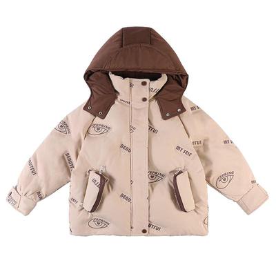 男童羽绒服冬季外套2025新款中大童棉袄男孩冬款加厚儿童棉衣冬装