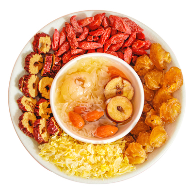 免煮桂圆银耳羹早餐冲泡即食官方旗舰店正品红枣枸杞茶包养泡生水