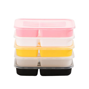 日式一次性餐盒长方形塑料快餐外卖打包盒水果捞加厚可微波食品级