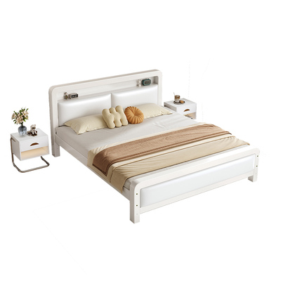 铁艺床双人床家用1米8加粗加厚铁床不锈钢单人床架铁架床出租房用