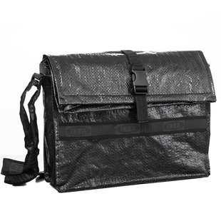 IKEA宜家 乌贝格兰萨 黑色购物袋子联名限量环保袋斜挎包收纳包