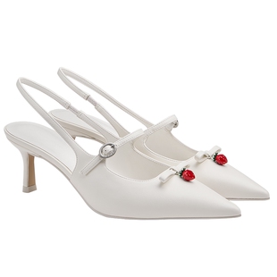 【年中折扣】CHARLES&KEITH26夏新款CK1-61720262-1尖头高跟凉鞋