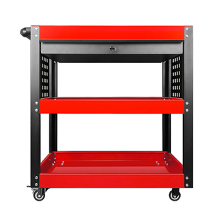 抽屉式工具车工厂汽修工作台置物架加厚手推车零件收纳移动三层架