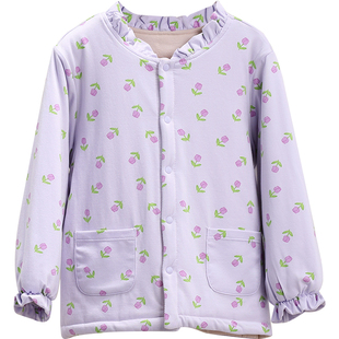 儿童棉服女童内搭校服神器宝宝全棉棉衣冬季婴儿夹棉外套女孩棉袄