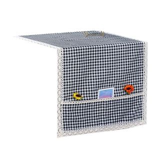 新款棉麻单开门冰箱盖布双开门防尘罩两侧收纳袋洗衣机罩万能盖巾