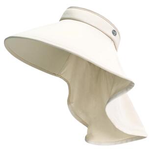 全方位防晒帽女2025新款夏季大帽檐遮阳帽护颈防紫外线空顶太阳帽