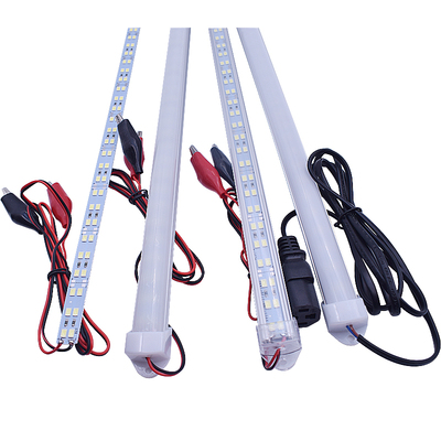 高亮12vLED地摊灯夜市摆摊灯硬灯条电瓶车灯24V48V60V节能长条灯