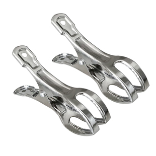 加厚10个大开口夹子不锈钢晾晒夹晾衣架防滑夹防风夹晒棉被晾衣夹