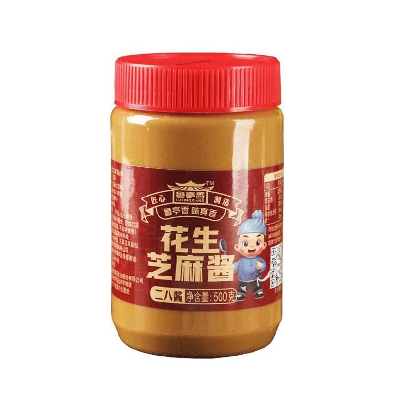 老北京风味二八酱2斤瓶装芝麻酱花生酱凉皮火锅蘸料热干面麻辣烫
