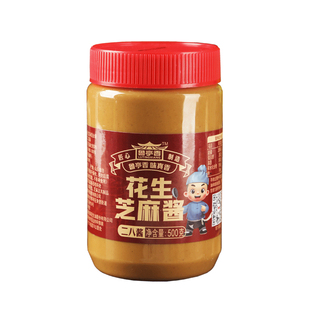 老北京风味二八酱2斤瓶装芝麻酱花生酱凉皮火锅蘸料热干面麻辣烫