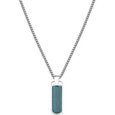 brosway军牌项链孔雀石送礼物