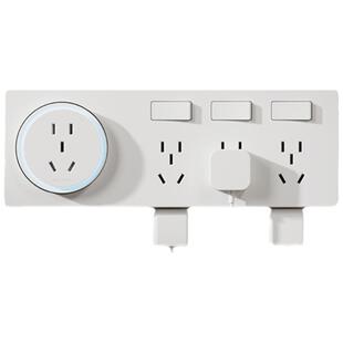 86型扩展插座多功能转换器电源拓展免打孔接线板墙面固定无线排插