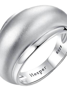 HESPER 绮丽之寂系列 胖胖花器造型纯银戒指 独立设计