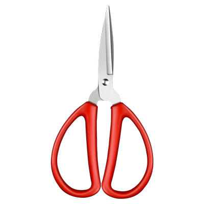 剪刀家用经典红色厨房办公文具