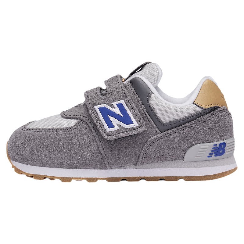 Newbalance nb官方中小童鞋 男女童秋季百搭格雷系灰休闲鞋574 秋季女童实拍商品图