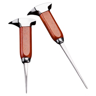 酒点半 调酒三头锥冰锥圆冰球器凿冰器 三叉戟分冰器销冰器冰叉