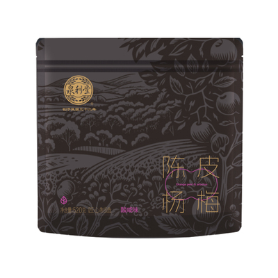 泉利堂陈皮系列520g袋装补充装杨梅蜜饯果脯果干陈皮梅条话梅零食