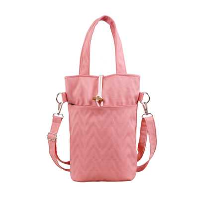 加厚单肩斜挎防水袋双杯套3层布