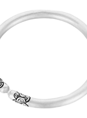 复古文艺风开口银手镯送女友礼物