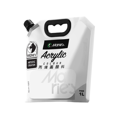 马利牌丙烯颜料袋装1000ml
