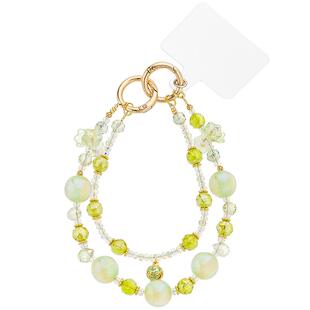 兰诺双层水晶手机链女手腕挂绳2025新款轻奢精致高级感包挂件挂饰