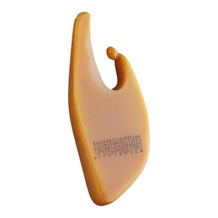 天然田黄石禅意微雕吊坠挂件玉石面部按刮痧片牛角刮痧板美容片